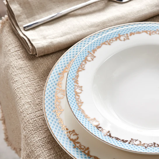 Karaca Rocco New Bone 56 Parça 12 Kişilik Yemek Takımı