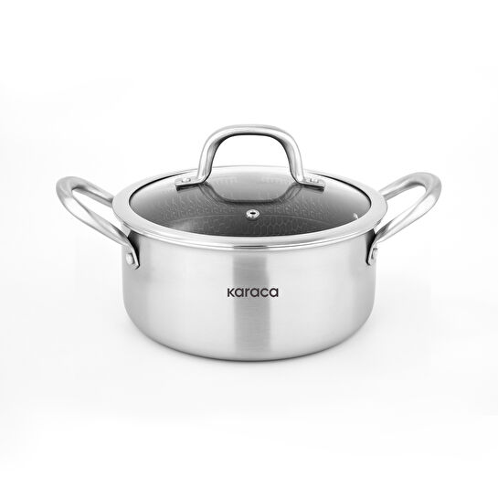 Karaca PowerSteel 316+ Çelik İndüksiyon Tabanlı 7 Parça Tencere Seti