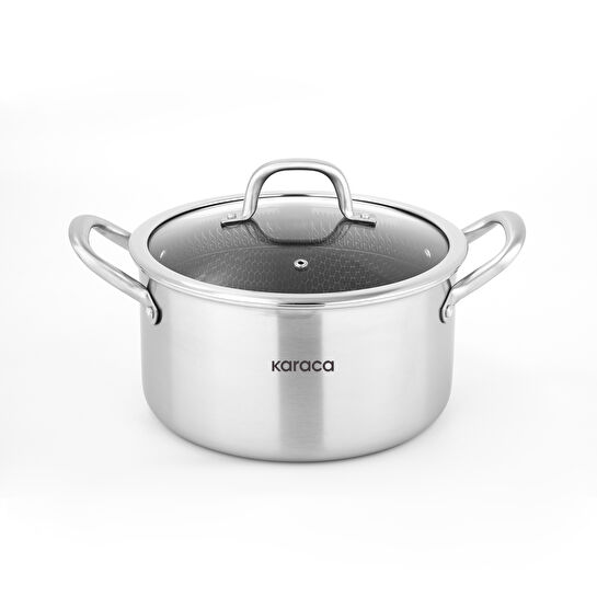 Karaca PowerSteel 316+ Çelik İndüksiyon Tabanlı 7 Parça Tencere Seti