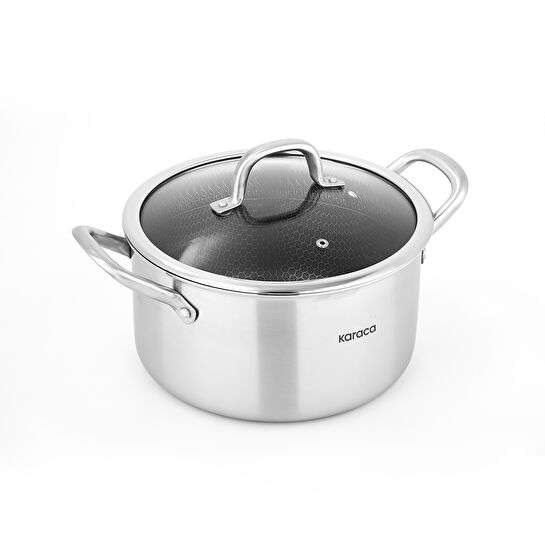 Karaca PowerSteel 316+ Çelik İndüksiyon Tabanlı 7 Parça Tencere Seti