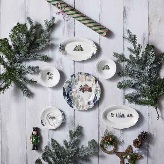 Karaca Mountain Stoneware 26 Parça 6 Kişilik Kahvaltı/Servis Takımı