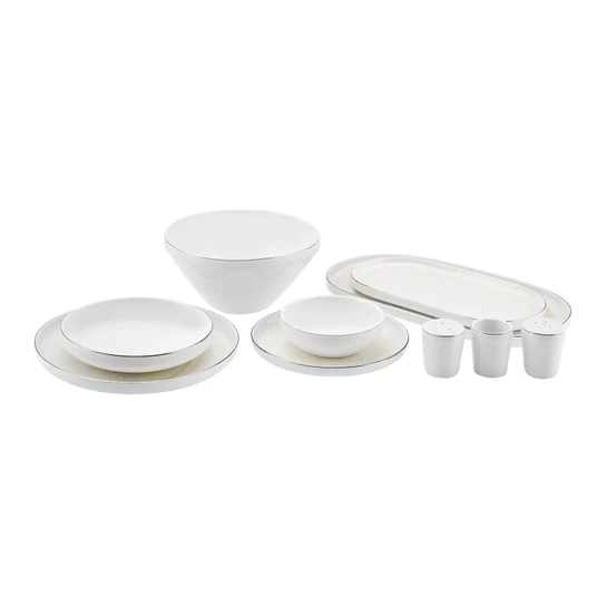 Karaca Streamline Gracio 59 Parça 12 Kişilik New Bone Yemek Takımı