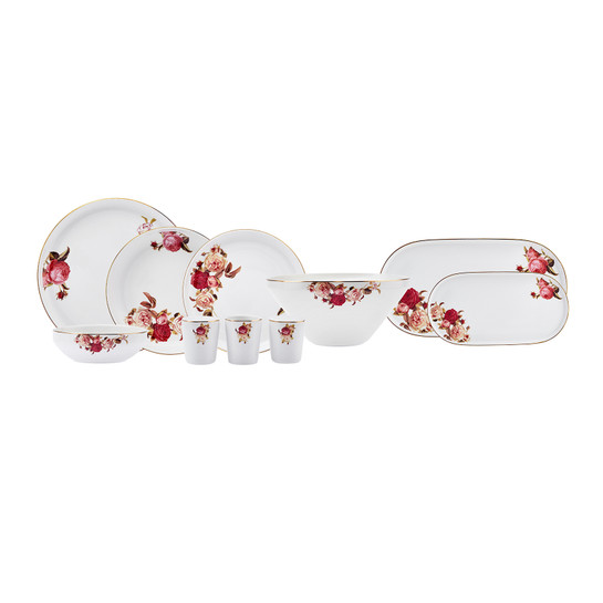 Karaca Streamline Carina New Bone 59 Parça 12 Kişilik Yemek Takımı