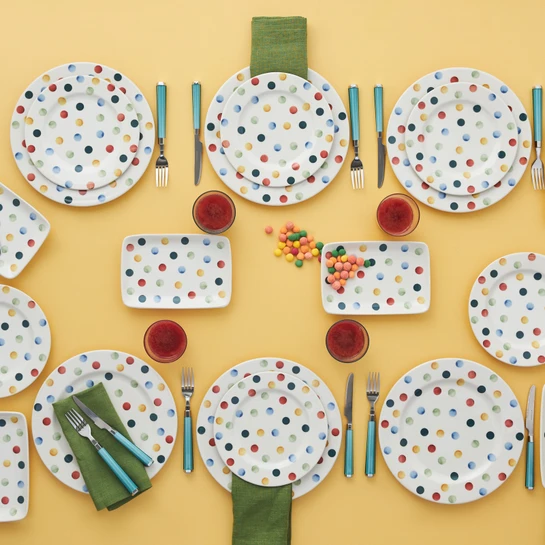 Karaca Canvas Stoneware 18 Parça 6 Kişilik Kahvaltı/Servis Takımı