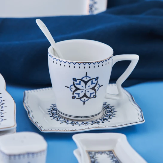 Karaca New Blau Porselen 32 Parça 6 Kişilik Kahvaltı/Servis Takımı