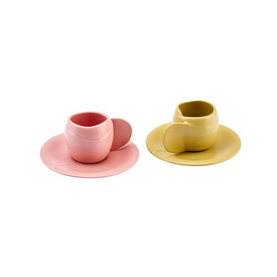 Karaca Rosy 2 Kişilik Kahve Fincan Takımı 90 ml