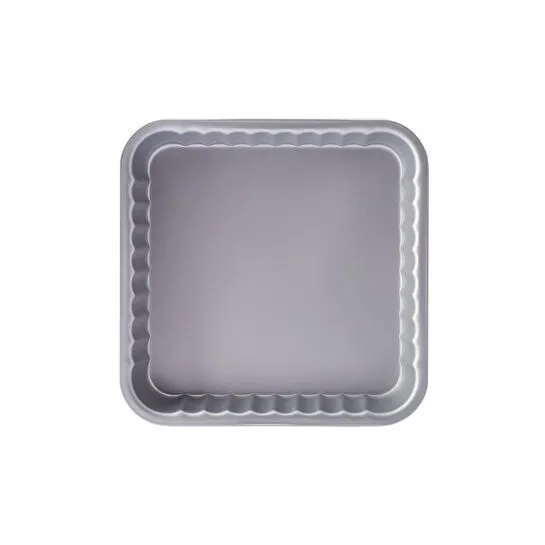 KARACA SILVER ELEGANCE KARE KEK KALIBI 24 CM