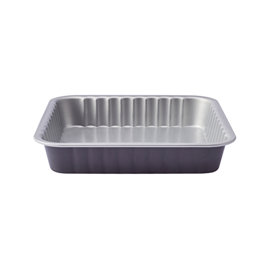 KARACA SILVER ELEGANCE KARE KEK KALIBI 24 CM