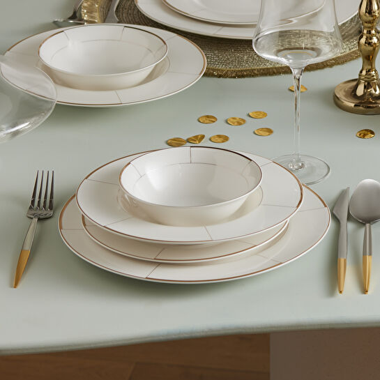 Karaca Millie New Bone 56 Parça 12 Kişilik Yemek Takımı