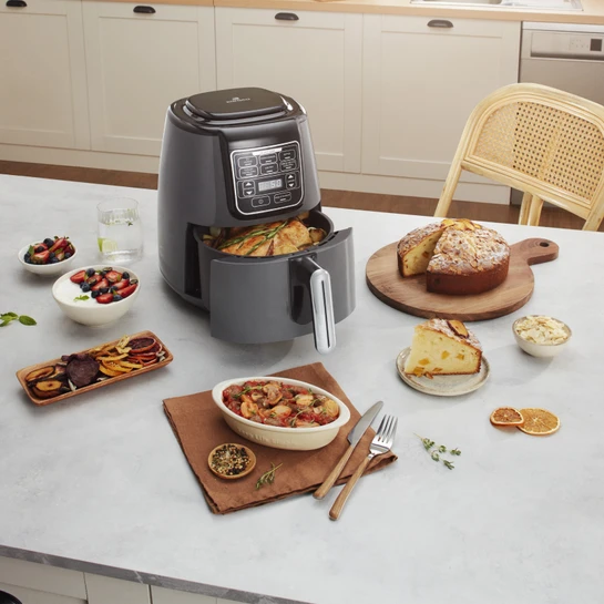Karaca Air Pro Cook XL 2 in 1 Airfryer Black Shine