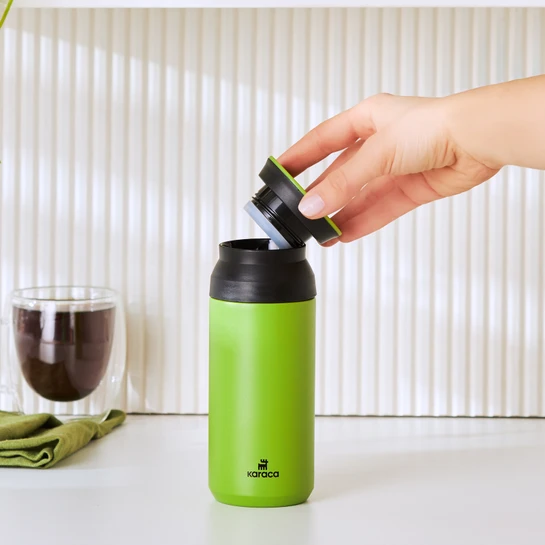 Karaca Rainbow Çelik Termos Green 350 ml