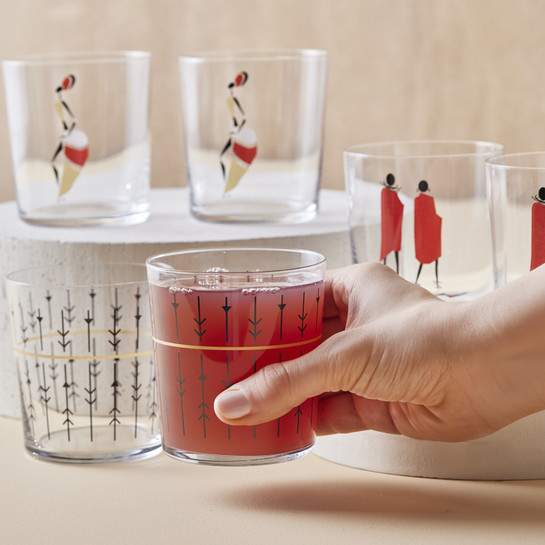 Karaca Etnico 6'lı Su Bardağı 350 ml