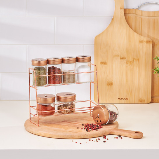 Karaca Top Copper 8 li Baharat Takımı