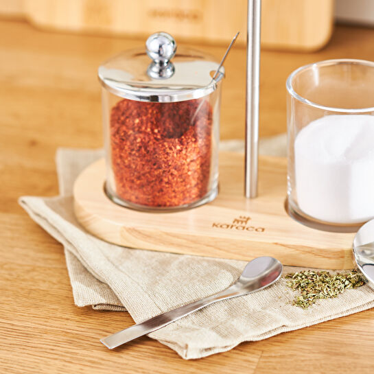 KARACA OMEDA 2'Lİ CAM BAHARAT TAKIMI