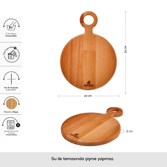 Karaca Woodland Round Kesme Tahtası S