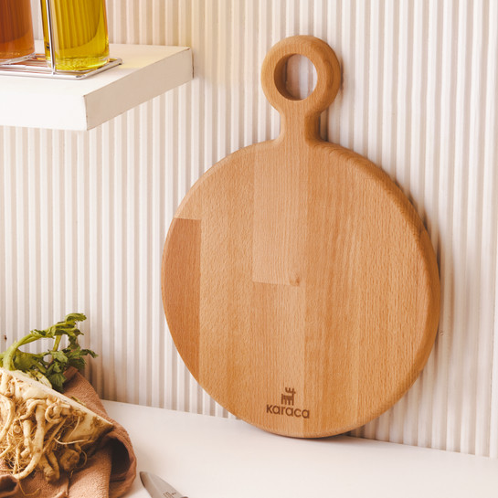 Karaca Woodland Round Kesme Tahtası L