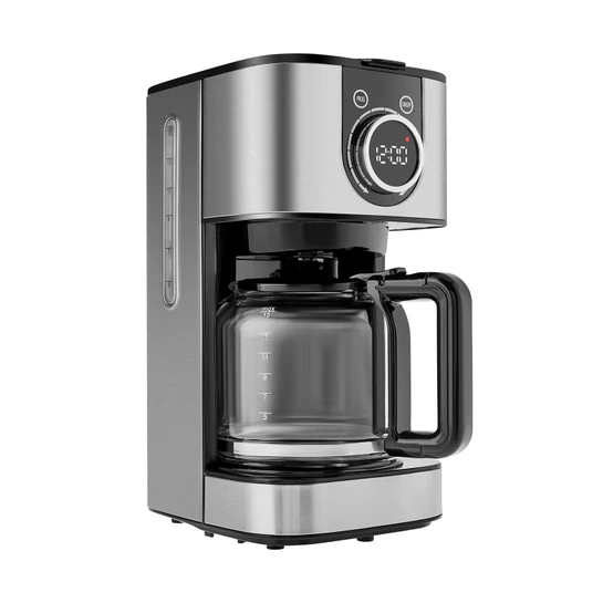 Karaca 2303 Zaman Ayarlı Otomatik Inox Filtre Kahve Makinesi XL 15 Fincan