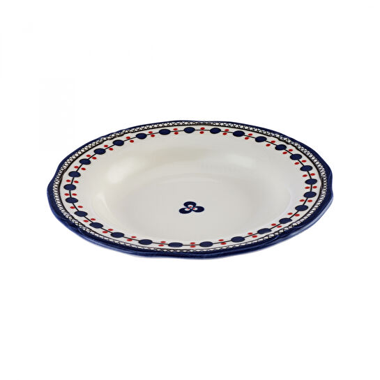 Karaca New Mavi Selçuklu Serisi Çukur Tabak 23 cm