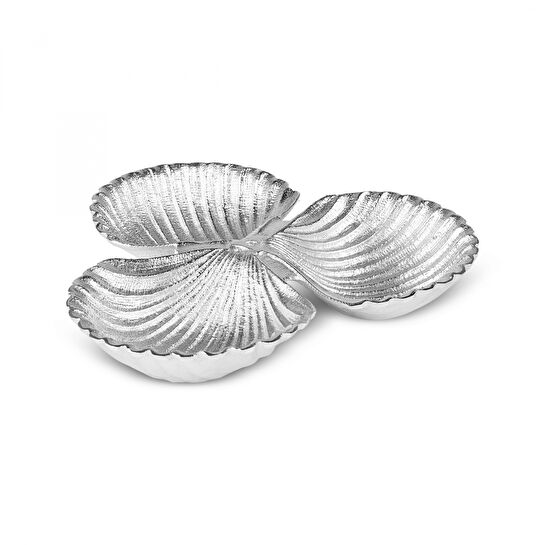 Karaca Home Gale 3'lü Çerezlik Gümüş