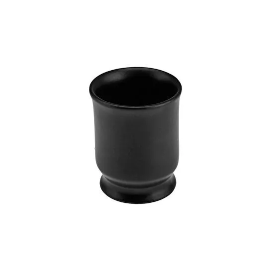 Karaca Merlin Tek Kişilik Seramik Büyük Boy Kahve Fincanı 115 ml Siyah