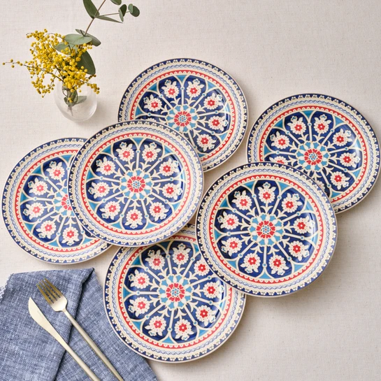 Karaca Söğüt 6 Kişilik Pasta Takımı 19 cm
