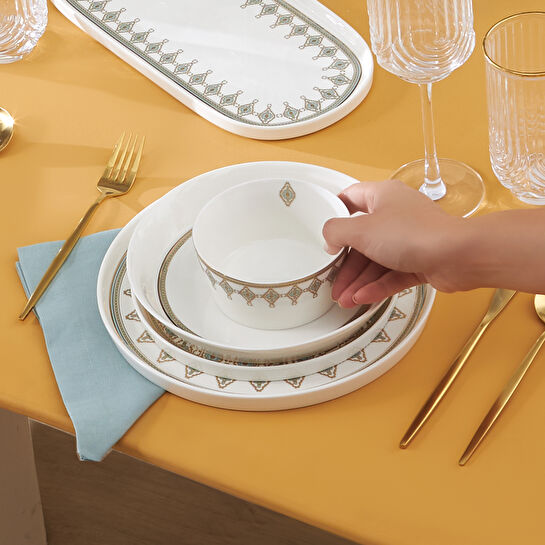 Karaca Streamline Dorothy New Bone 59 Parça 12 Kişilik Yemek Takımı