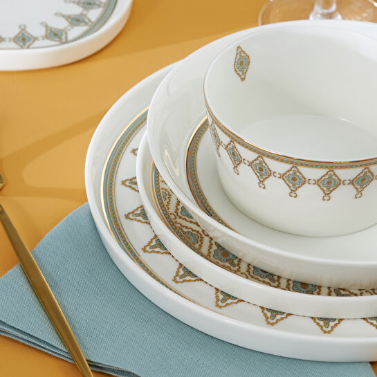 Karaca Streamline Dorothy New Bone 59 Parça 12 Kişilik Yemek Takımı