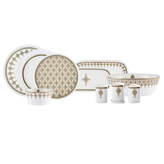 Karaca Streamline Dorothy New Bone 59 Parça 12 Kişilik Yemek Takımı