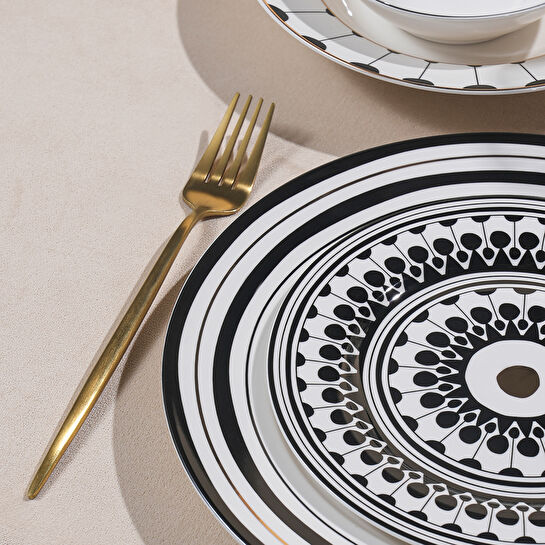 Karaca Maras New Bone 24 Parça 6 Kişilik Yemek Takımı