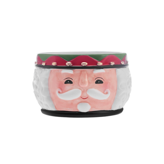 Karaca New Year  Yılbaşı 24 Rölyefli Kurşun Asker Kase Beyaz 12 cm
