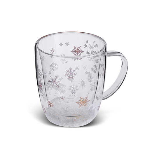 Karaca New Year Yılbaşı 24 Pıa Çift Cidarlı Kar 350 ml Kupa