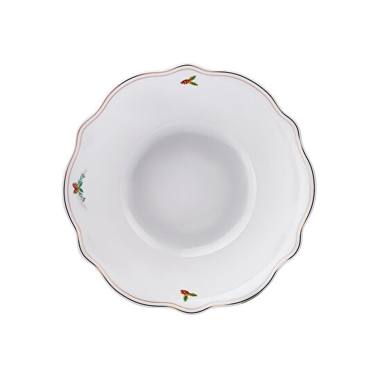 Karaca New Year Yılbaşı Family 24 Parça 6 Kişilik Porselen Yemek Takımı