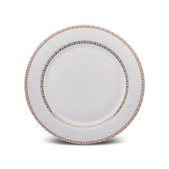 Karaca Cumhuriyet Yüzyılı Devin Porselen 24 Parça 6 Kişilik Yemek Takımı