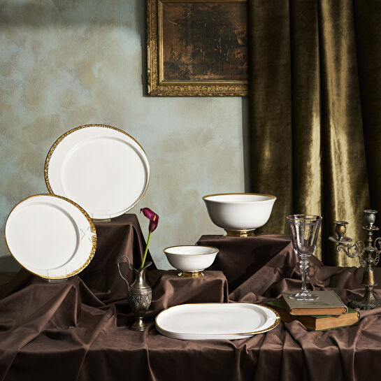 Karaca Cumhuriyet Yüzyılı 100. Yıl 30 Parça 6 Kişilik Porselen Yemek Takımı