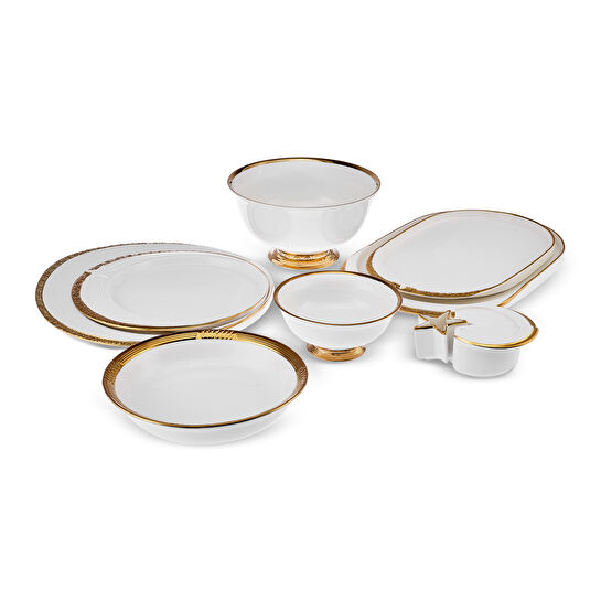 Karaca Cumhuriyet Yüzyılı 100. Yıl 30 Parça 6 Kişilik Porselen Yemek Takımı