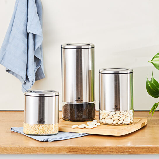 Karaca Walter Inox 3'lü Saklama Kabı Seti