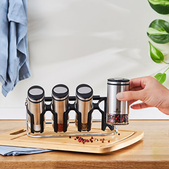Karaca Walter Inox Line 4'lü Baharat Takımı