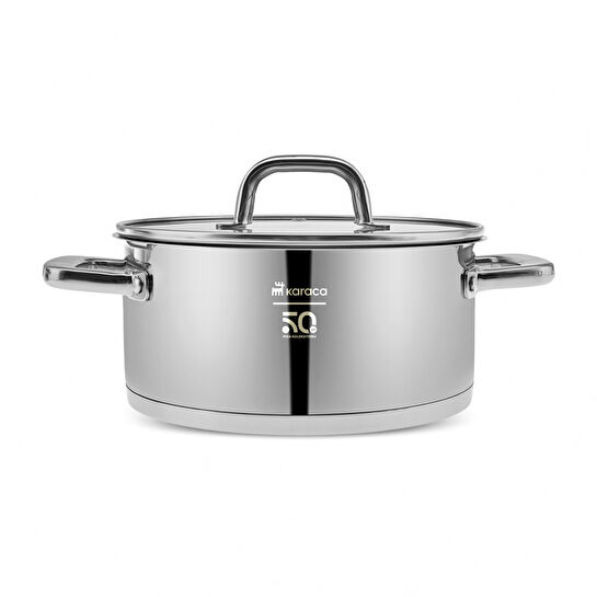 Karaca 50. Yıl İmza Koleksiyonu Trinitiy 8 Parça Çelik Tencere Seti Limited Edition