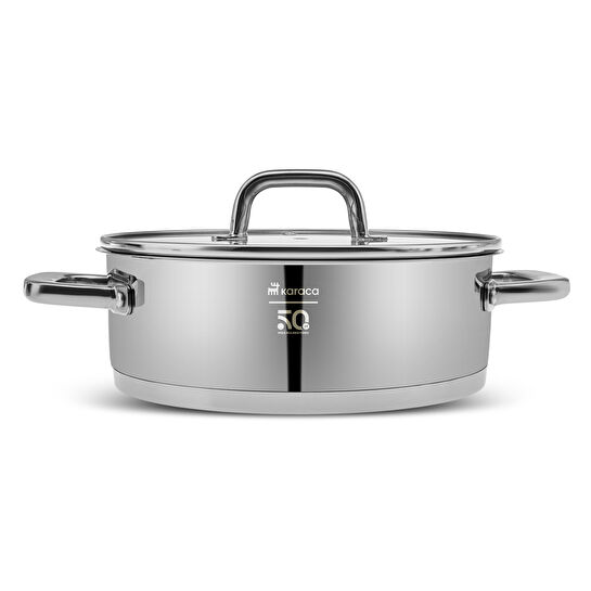 Karaca 50. Yıl İmza Koleksiyonu Trinitiy 8 Parça Çelik Tencere Seti Limited Edition