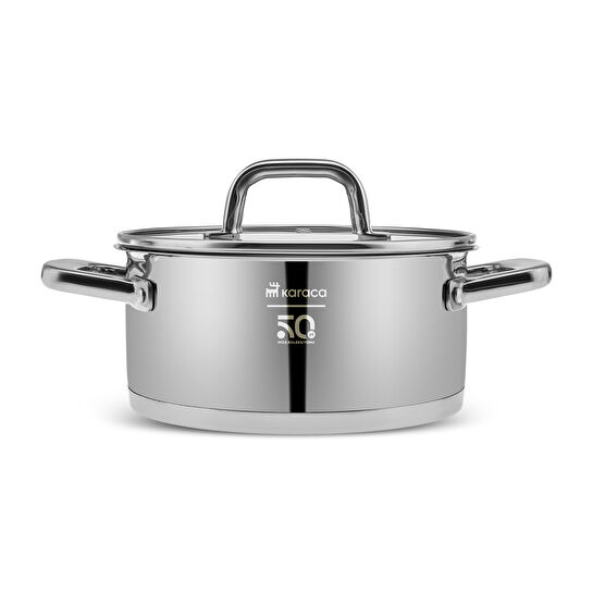 Karaca 50. Yıl İmza Koleksiyonu Trinitiy 8 Parça Çelik Tencere Seti Limited Edition