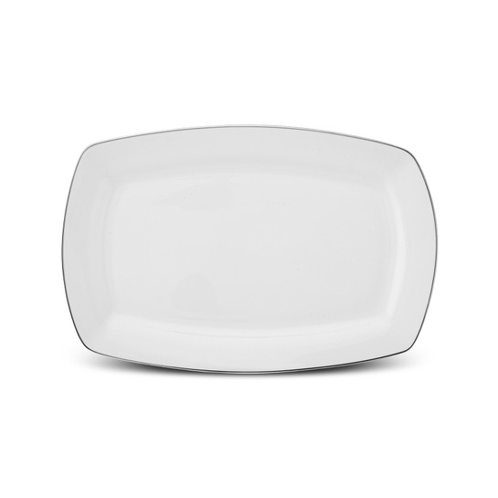 Karaca New Roman Square Shape Porselen 27 Parça 6 Kişilik Yemek Takımı Platinum
