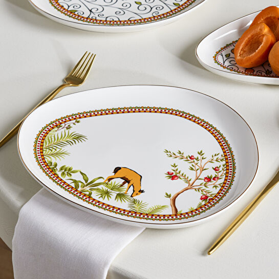 Karaca x Arslantepe Porselen 32 Parça 6 Kişilik Kahvaltı/Servis Takımı