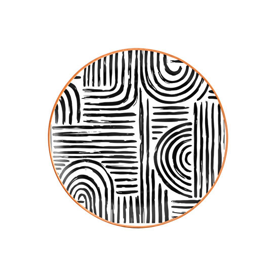 Karaca Delta 6 Parça Porselen Pasta Seti 19 Cm