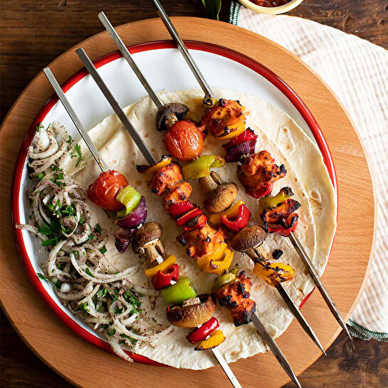 KARACA REFİKA'DAN 4'LÜ PASLANMAZ ÇELİK ÜÇGEN ŞİŞ