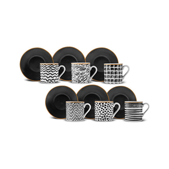 Karaca Vamos 6 Kişilik Kahve Fincanı 90 ml