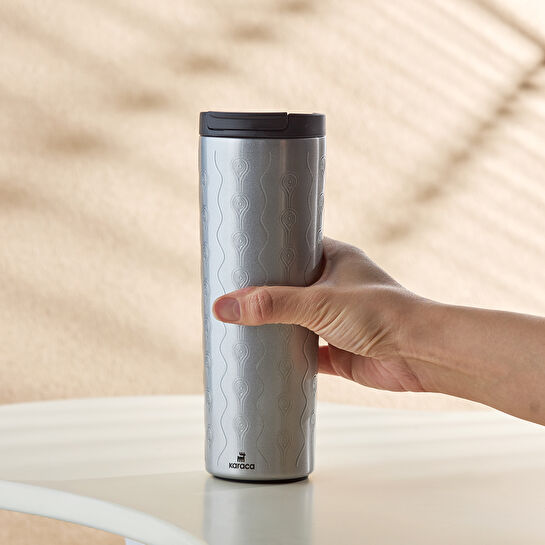 Karaca X İst Collection Ağlayan Sütun Termos Gümüş