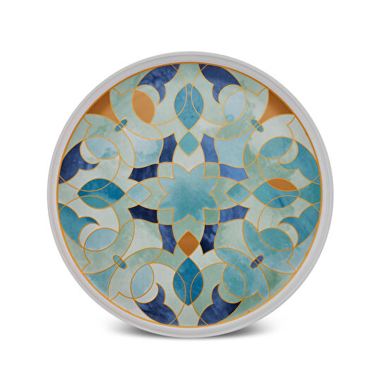 Karaca Streamline Turquesa Porselen 34 Parça 6 Kişilik Kahvaltı/Servis Takımı