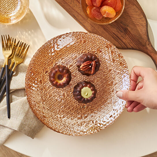 Karaca Camila 14 Parça 6 Kişilik Cam İkram Sunum Seti