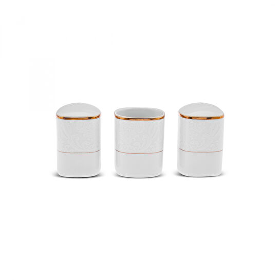 Karaca Square Bone Cariss 60 Parça 12 Kişilik Yemek Takımı Gold