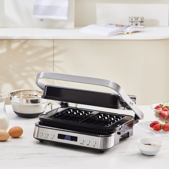 Karaca Presto 3 in1 Digital Inox 2009 Izgara, Waffle Ve Tost Makinesi